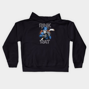 Hockey Rink Rat Kids Hoodie